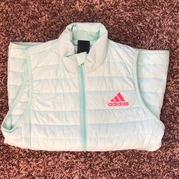 Adidas Mint Green Puffy Tennis Vest (US Women’s Size S) - Picture 6 of 7